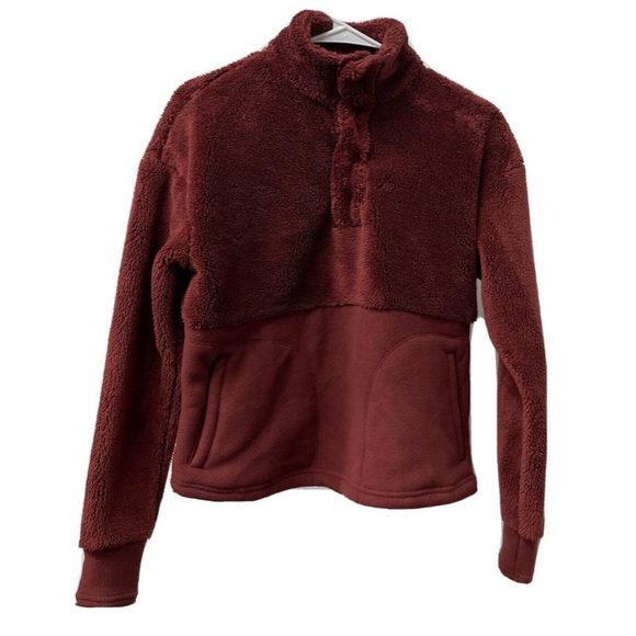 COPY - Snap Front Cozy Sherpa Pullover - Picture 2 of 3